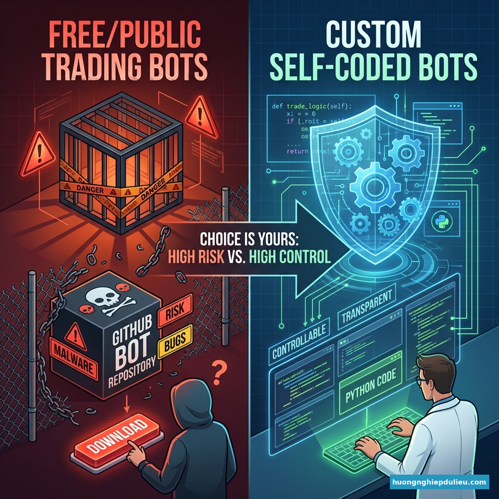 Bot trade coin miễn phí trên mạng có nên dùng không?