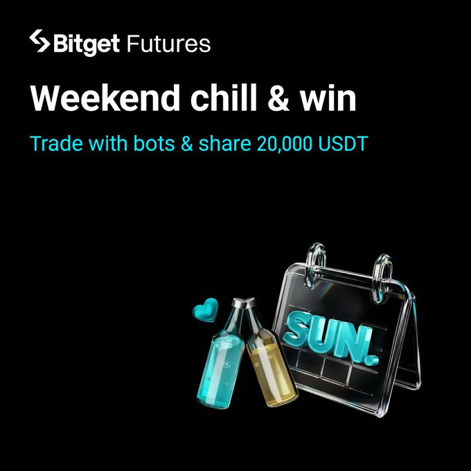“Cuối Tuần Thảnh Thơi, Tiền Vẫn Về Túi”: Chiến Lược Tối Ưu Hóa Lợi Nhuận Cùng Bitget Trading Bots Và Cơ Hội Chia Sẻ 20.000 USDT