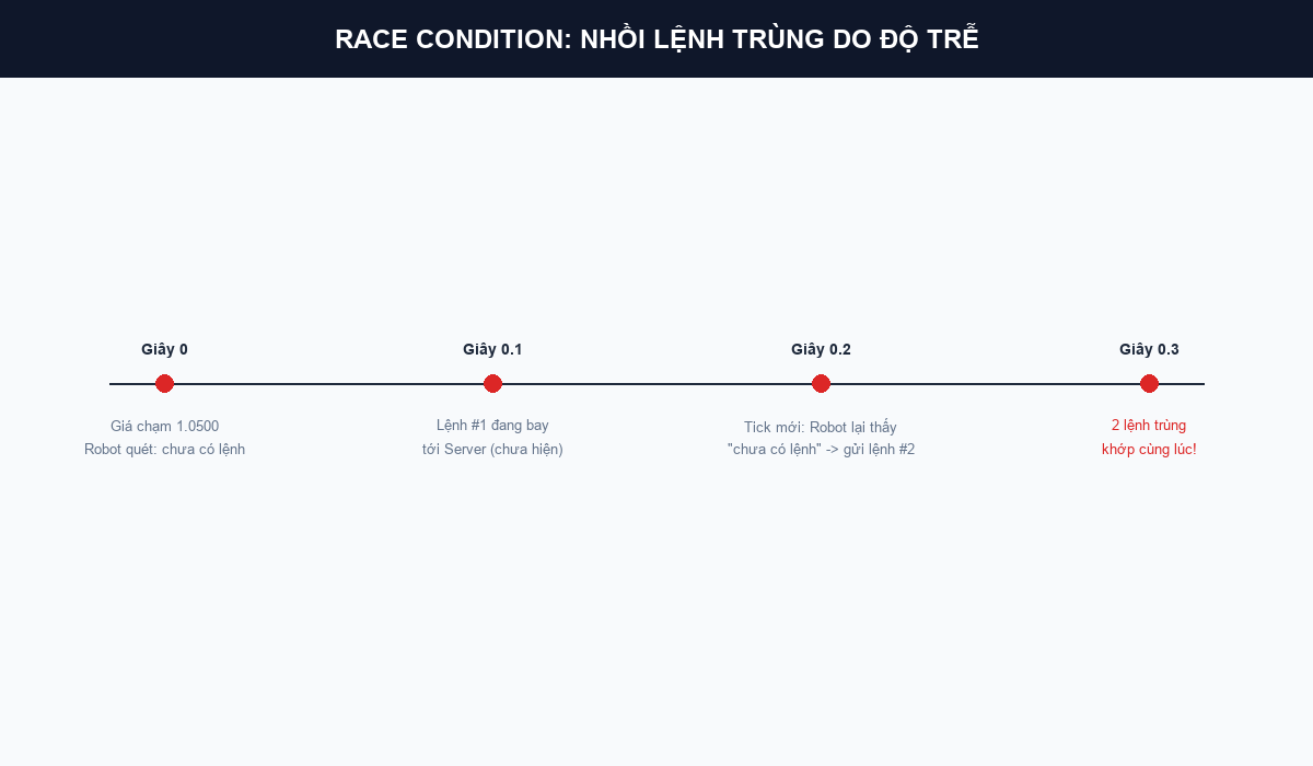 So do minh hoa Race Condition nhoi lenh trung