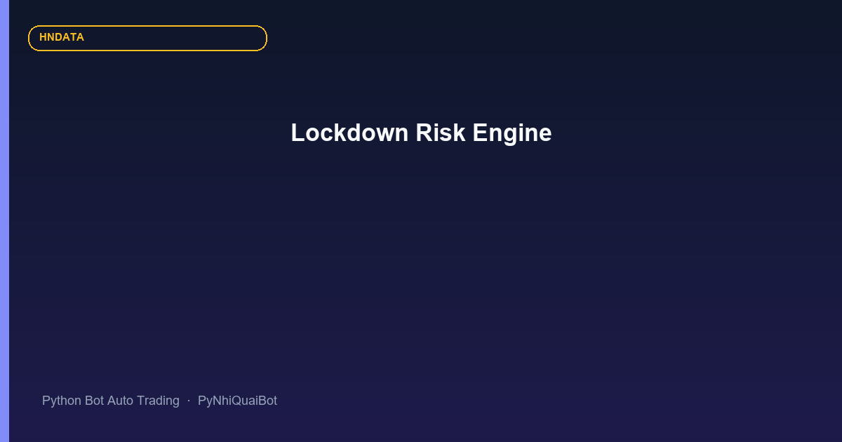 Risk Engine Lockdown Guard cho Nhi Quái V6 Python: bảo vệ trước khi tối ưu